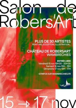 Affiche expo robers art marc zommer photographies