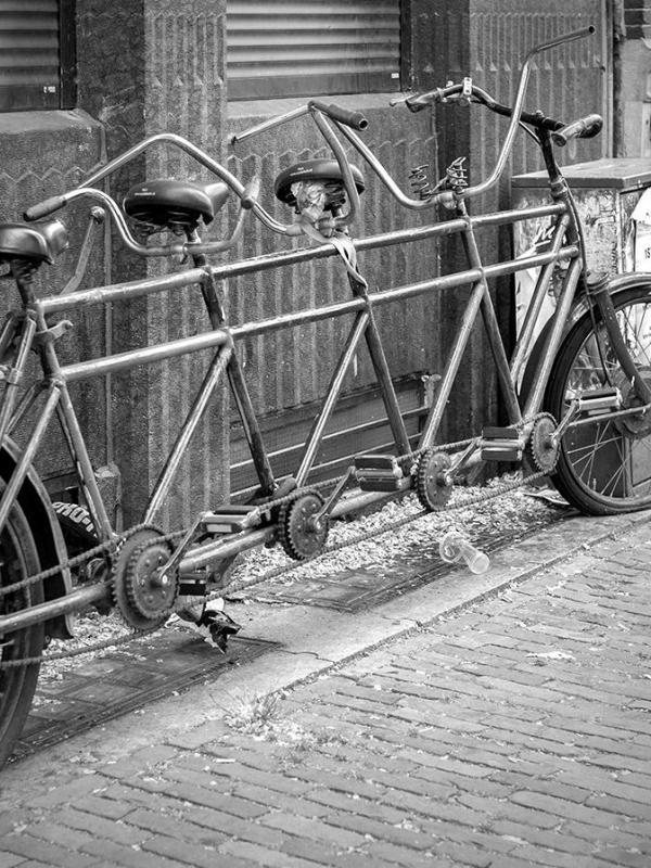 Bicyclette amsterdam 20x30cm