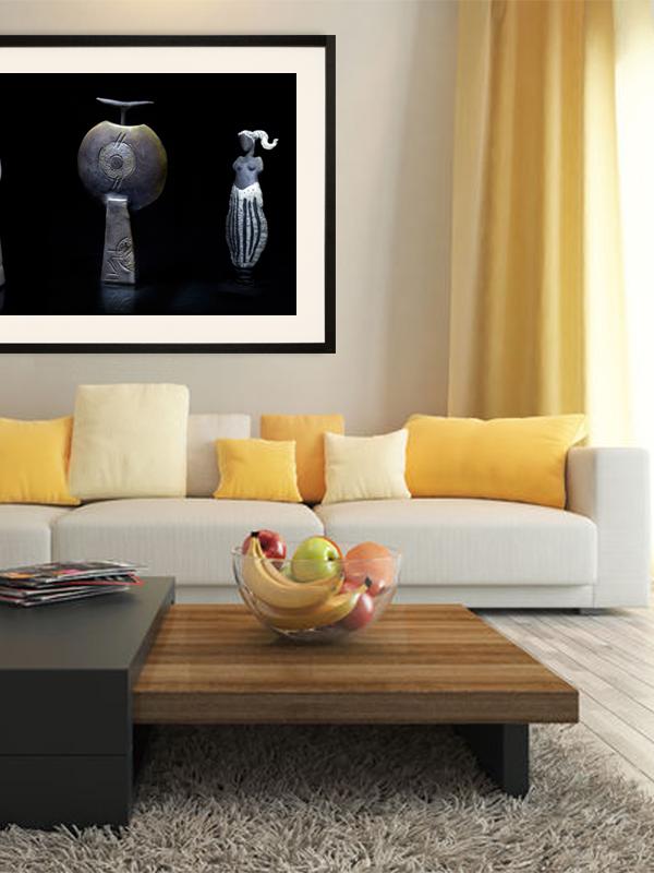 Canape beige sculptures marc zommer photographies