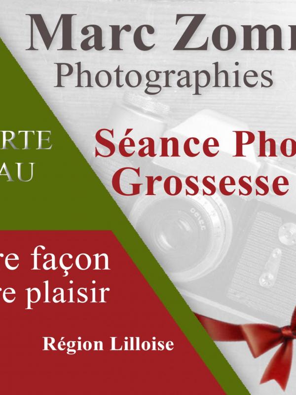 Carte cadeau seance grossesse 1h30 marc zommer photographies