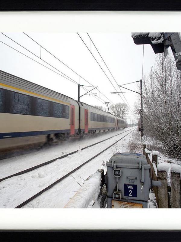 L'hiver - Le train